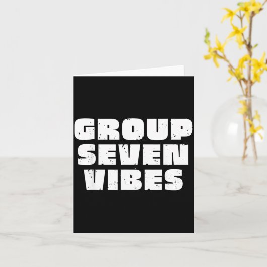 Group 7 Seven Vibes Elite Members  カード (黄色い花)