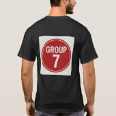 GROUP 7 Tシャツ (裏面)