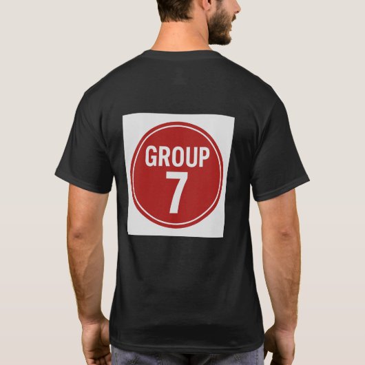 GROUP 7 Tシャツ (裏面)