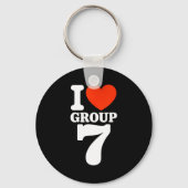 Group 7 Viral Trend I Love Group 7 Sarcastic G7 Me キーホルダー (正面)