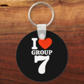 Group 7 Viral Trend I Love Group 7 Sarcastic G7 Me キーホルダー (正面)