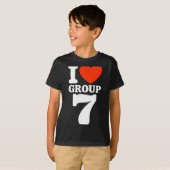 Group 7 Viral Trend I Love Group 7 Sarcastic G7 Me Tシャツ (正面フル)