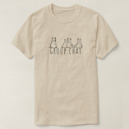 Group Chat Cute Bears Tシャツ