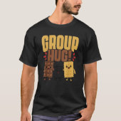 Group Hug S'more Campfire Chocolate Marshmallow Ca Tシャツ (正面)