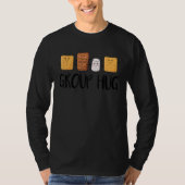 Group Hug S'mores Marshmallow Camping Campfire Smo Tシャツ (正面)