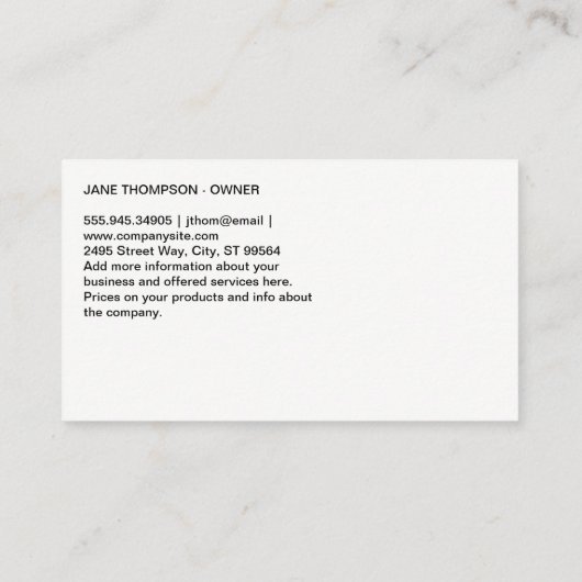 Group of Dogs | Dog Bone | Pet Care 名刺 (裏面)