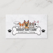 Group of Dogs | Dog Bone | Pet Care 名刺 (正面)