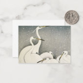 Group of Egrets, 1925-1936 by Ohara Koson ノートカード (正面/裏面インサイチュ)