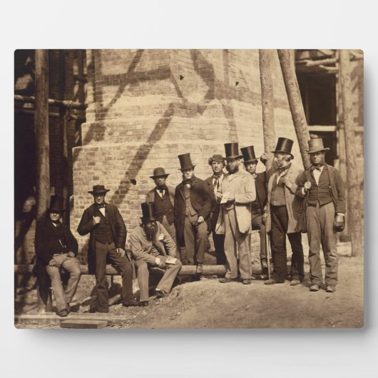 Group of Foremen, 1862 （写真） フォトプラーク (正面)
