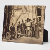 Group of Foremen, 1862 （写真） フォトプラーク (側面)