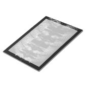 Group of Plains Zebra Drink Together at Night ノートパッド (アングル)