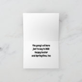 *GROUP SAYS*ハッピーイースター/SPRINGTIME TOO CARD カード (内部)