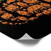 Group Sheeps Pumpkin Cute Shape Halloween Thanksgi ポスター (角)