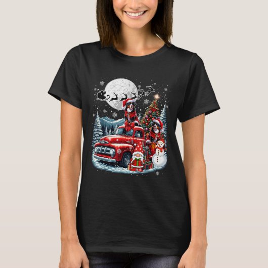 Group Xmas Gnome Santa Entlebucher Mountains On Ck Tシャツ (正面)