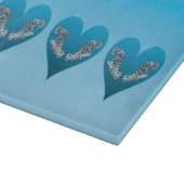 Grouperfish - Blue Hearts, arranged horizontally | カッティングボード (角)