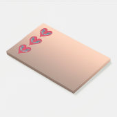 Grouperfish - Red Hearts, arranged vertically |  ポストイット (アングル)