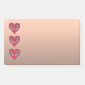 Grouperfish - Red Hearts, arranged vertically |  ポストイット (正面)