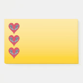 Grouperfish - Red Hearts, arranged vertically |  ポストイット (正面)