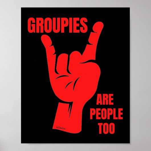 GROUPIESは音楽ファンおもしろいの人々 ポスター (正面)
