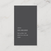 Grouponのオレンジ 名刺 (裏面)