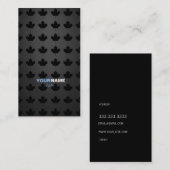 Grouponのカエデの葉 名刺 (正面/裏面)