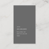 Grouponの幾何学的な芸術のカラフル 名刺 (裏面)