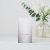 Grouponの金属 名刺 (スタンド正面)