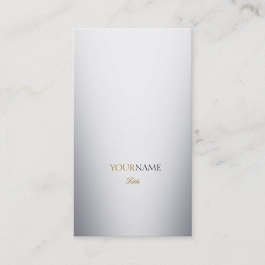 Grouponの金属 名刺 (正面)