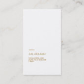 GrouponのGoldenrod 名刺 (裏面)