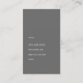 Groupon Metall 名刺 (裏面)