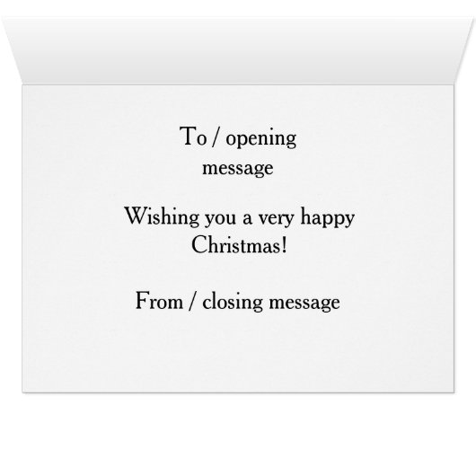 Grouse, Santa hat & Beer Christmas greetings card (内部横(下))