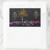 Grove of Living Gemsスタンプ 長方形シール (バッグ)