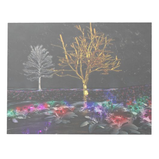 Grove of Living Gemsメモ帳 ノートパッド (正面)