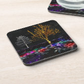 Grove of Living Gems Cork Coaster コースター (左側)