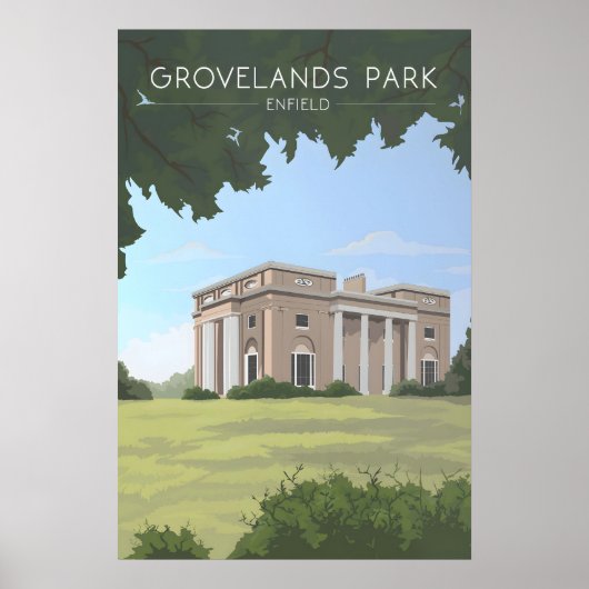 Grovelands Park Travel Poster ポスター (正面)