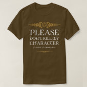 GrovelingのシャツTabletop RPG Addict Tシャツ (デザイン正面)