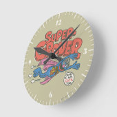 Groverヴィンテージキッズ1 ラウンド壁時計 (傾斜)