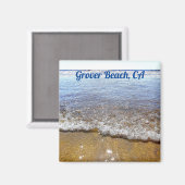 Grover Beach, CA Souvenir Fridge Magnet マグネット (正面/裏面)