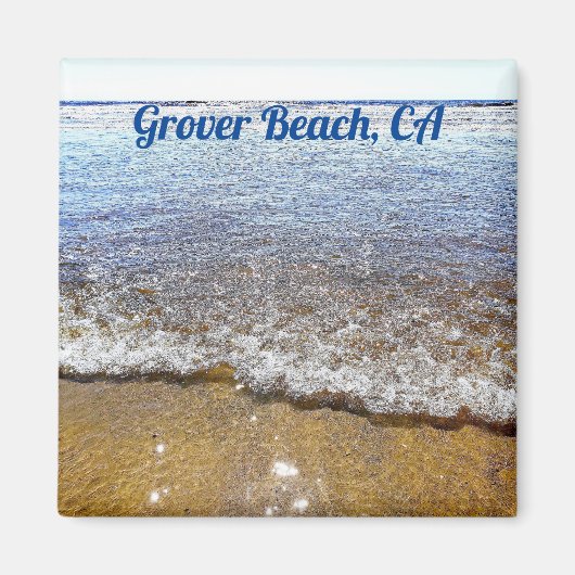 Grover Beach, CA Souvenir Fridge Magnet マグネット (正面)