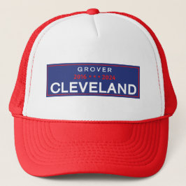 Grover Cleveland Trucker Hat – 長方形 キャップ