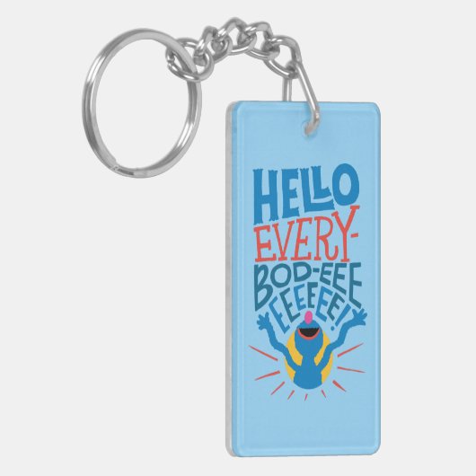 Grover Hello キーホルダー (正面左)