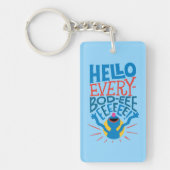 Grover Hello キーホルダー (正面)