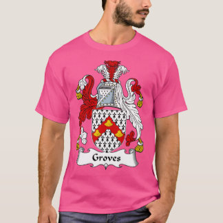 Groves Coat of Arms Family Crest  Tシャツ