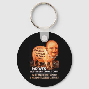 Groves Tonicは子供や大人を豚のように太らせる キーホルダー