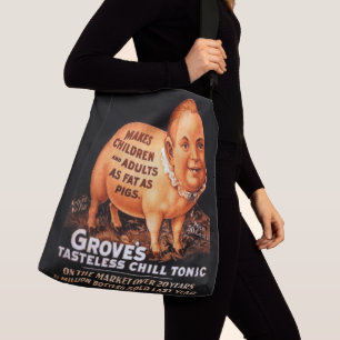 Groves Tonicは子供や大人を豚のように太らせる クロスボディバッグ