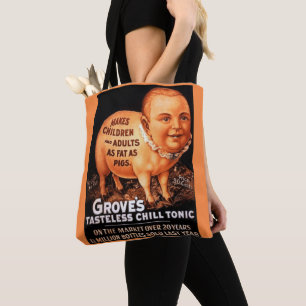 Groves Tonicは子供や大人を豚のように太らせる トートバッグ