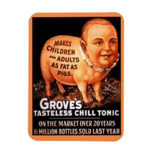 Groves Tonicは子供や大人を豚のように太らせる マグネット