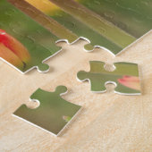 Grow and Bloom Tulips Photo ジグソーパズル (側面)