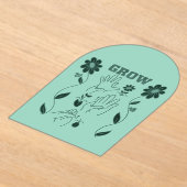 Grow - ASL Design アクリル招待状 (レイダウン)