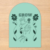 Grow - ASL Design アクリル招待状 (正面)